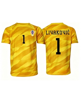 Billige Fotballdrakt Kroatia Dominik Livakovic #1 Keeper Replika Hjemmedrakt VM 2026 Kortermet Billige Fotballdrakt Kroatia Dominik Livakovic #1 Keeper Replika Hjemmedrakt VM 2026 Kortermet